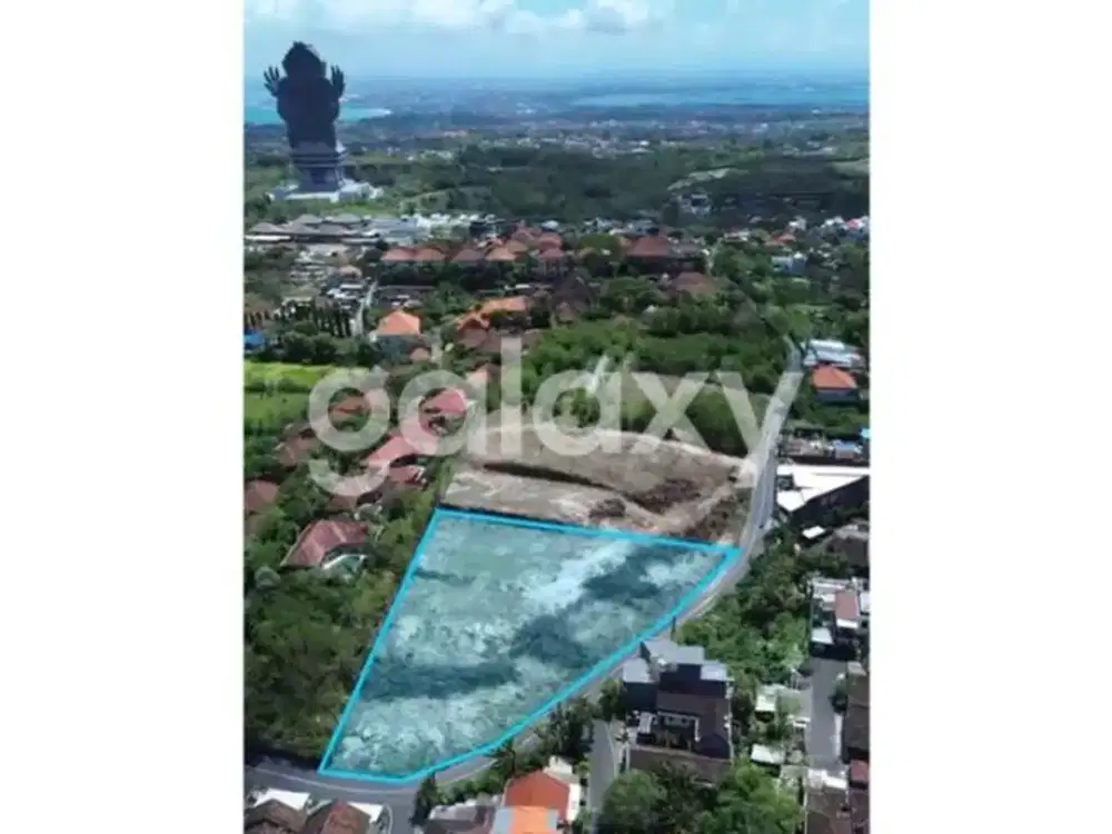 TANAH HOOK VIEW GWK DAN LAUT DI MERAK DUA UNGASAN BADUNG, BALI