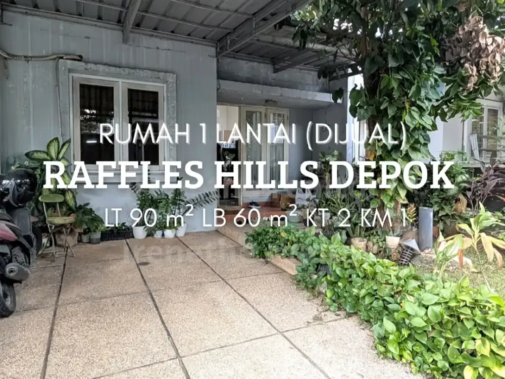 Dijual Cepat Rumah Siap Huni di Raffles Hills Depok