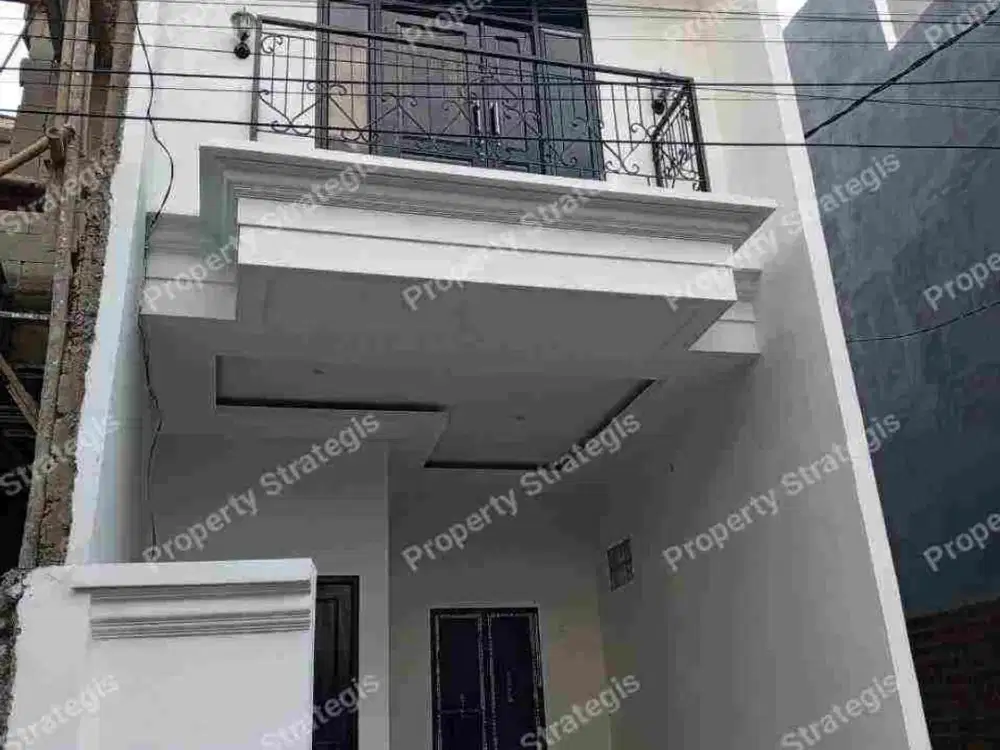rumah Townhouse strategis 800 juta jakarta selatan dekat kampus tol stasiun