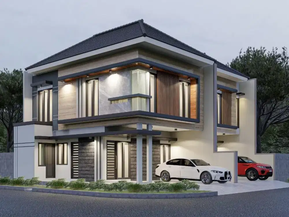 Dijual Rumah Baru Modern Minimalis Lokasi Perum. Klampis Anom Surabaya