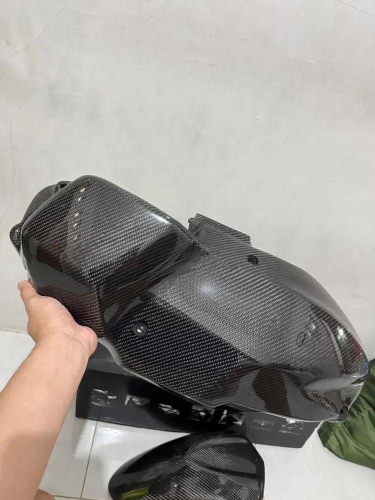 hugger belakang kevlar & cover bak cvt kevlar