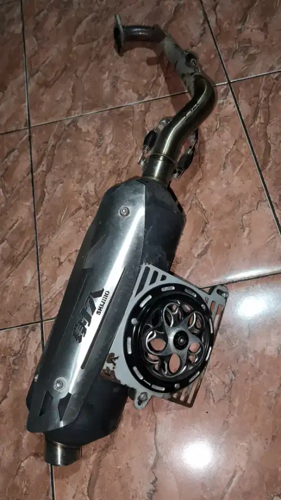 KNALPOT MOTOR MERK SHIJIRO