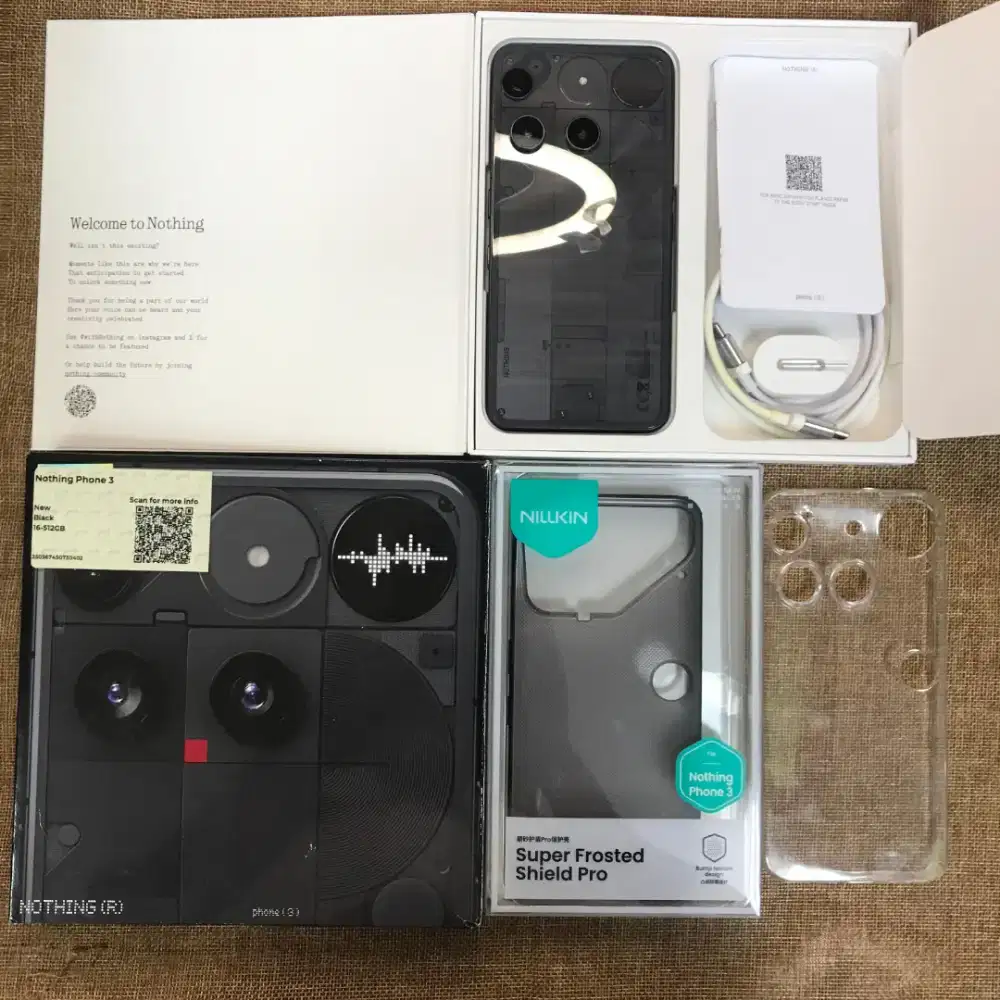 Nothing phone 3 5G 16/512GB Black Super Mulus Global Resmi Beacukai