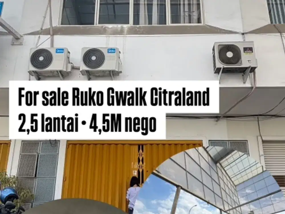 DIJUAL RUKO GWALK CITRALAND SELANGKAH RADIAL ROAD