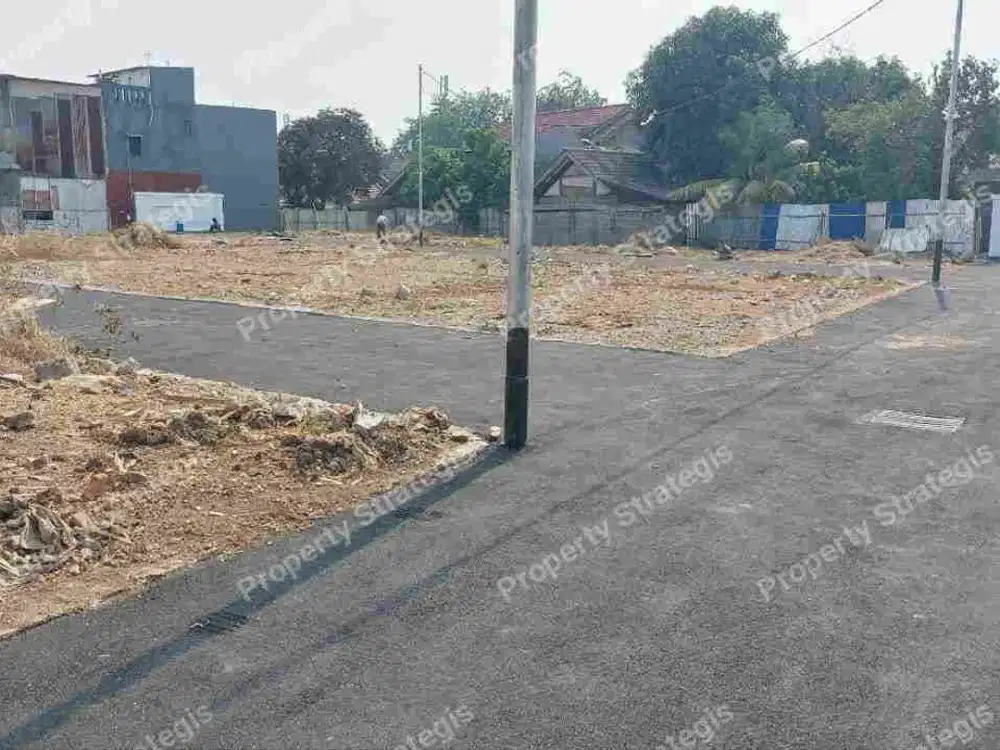 Tanah kavling shm strategis pinggir jalan  duren sawit jakarta timur