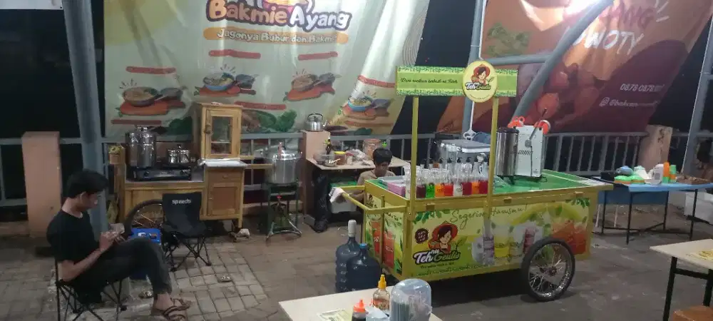 Gerobak display, jualan Dan barang