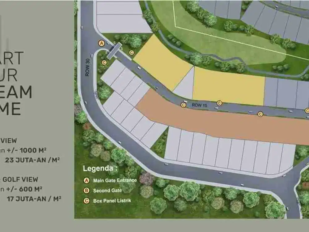 dijual tanah kavling siap bangun Citraland Bukit Golf International termurah