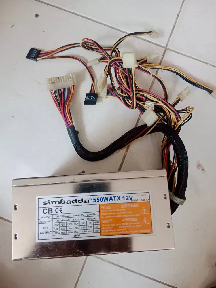 DI JUAL POWER SUPLY 550 WATT MULUS