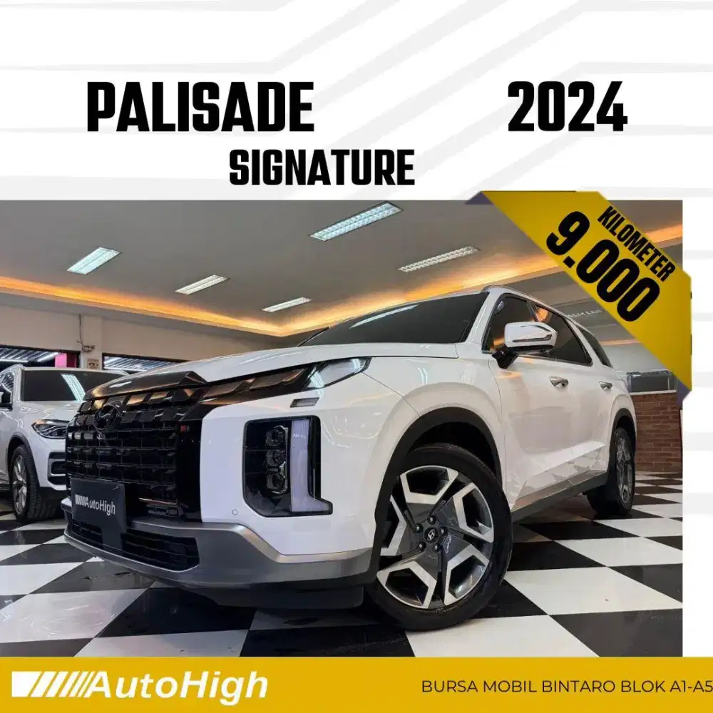 DP10% [Km9.000] Palisade Signature 2024 White / XRT Reg 2025 #AUTOHIGH