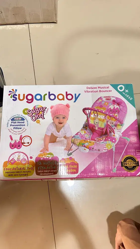 dudukan bayi/bouncer deluxe sugarbaby musical libration1 recline