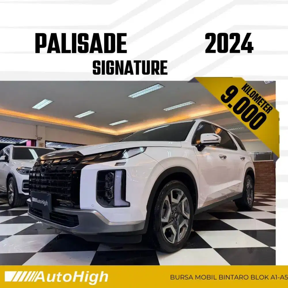 DP10% [Km9.000] Palisade Signature 2024 White / XRT Reg 2023 #AUTOHIGH