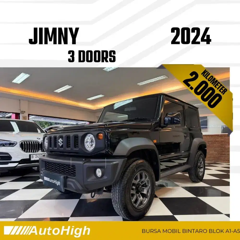 DP10% [Km2.000] Jimny 3Doors Matic 2024 Black Reg 2023 #AUTOHIGH