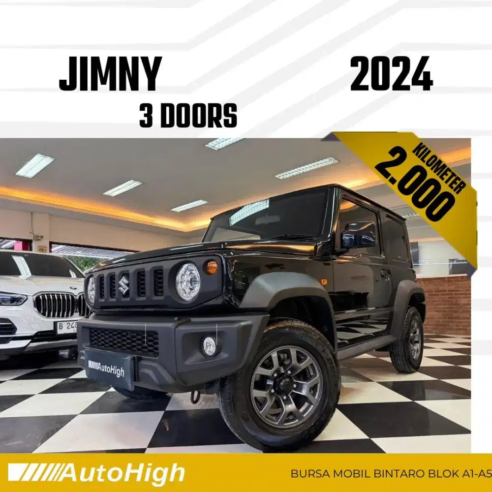 DP10% [Km2.000] Jimny 3Doors 1.5 AT 2024 Black Reg 2025 #AUTOHIGH