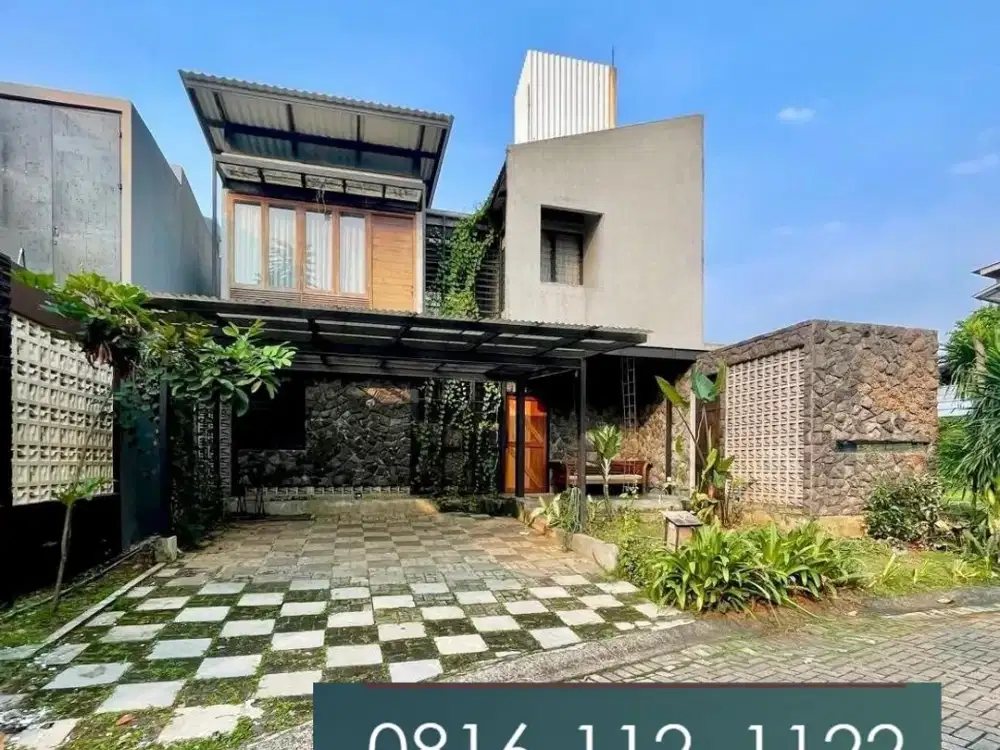 Emerald bintaro jaya sektor 9 rumah ramah lingkungan vibes villa