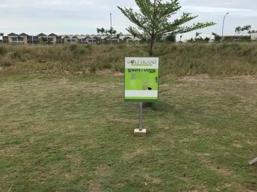 For Sale Kavling Sonata Lagoon Golf Island Dijual – Hadap Selatan - Lokasi Premium!