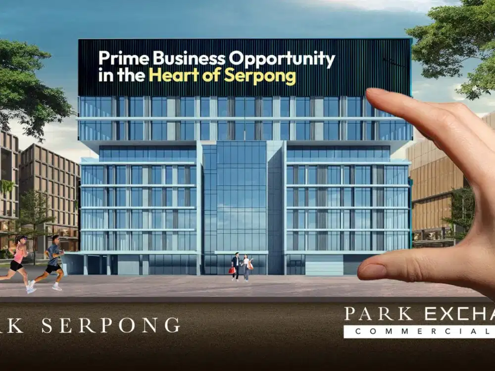 Dijual Park Exchange Commercial Hub Luas 976m2 Legok Tangerang