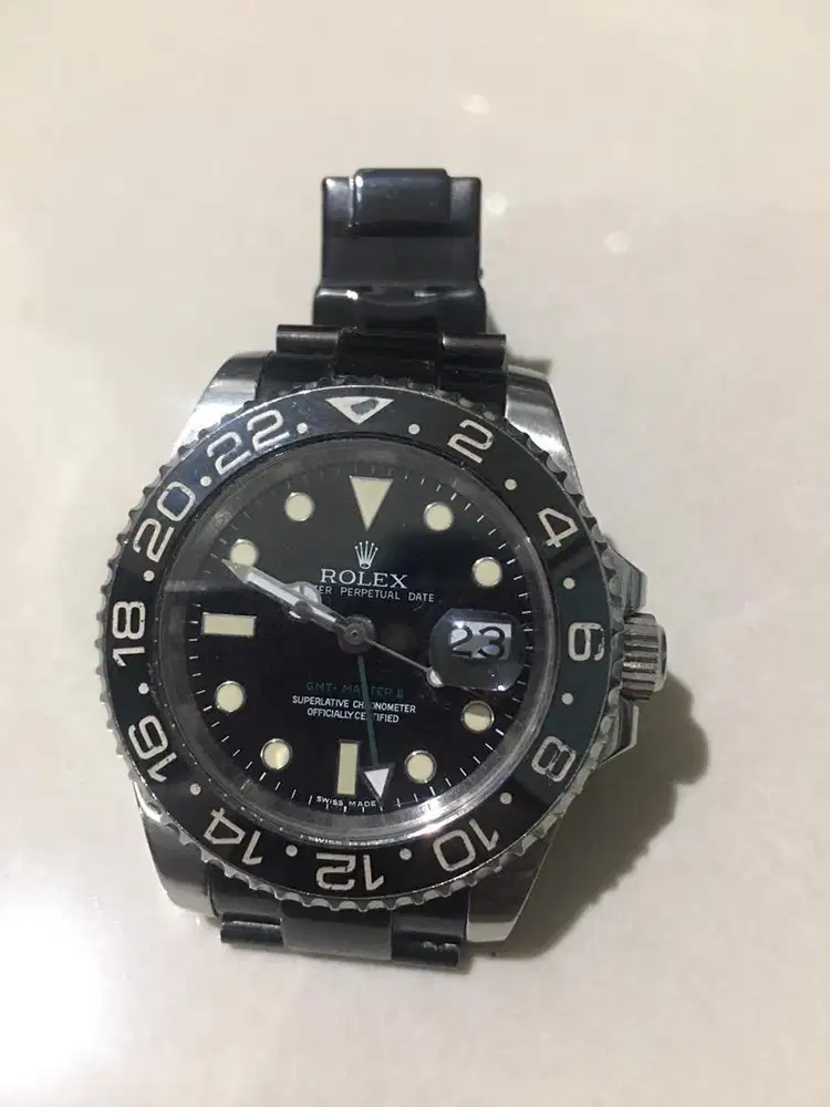 Jam Merk Rolex GMT Master II Matic