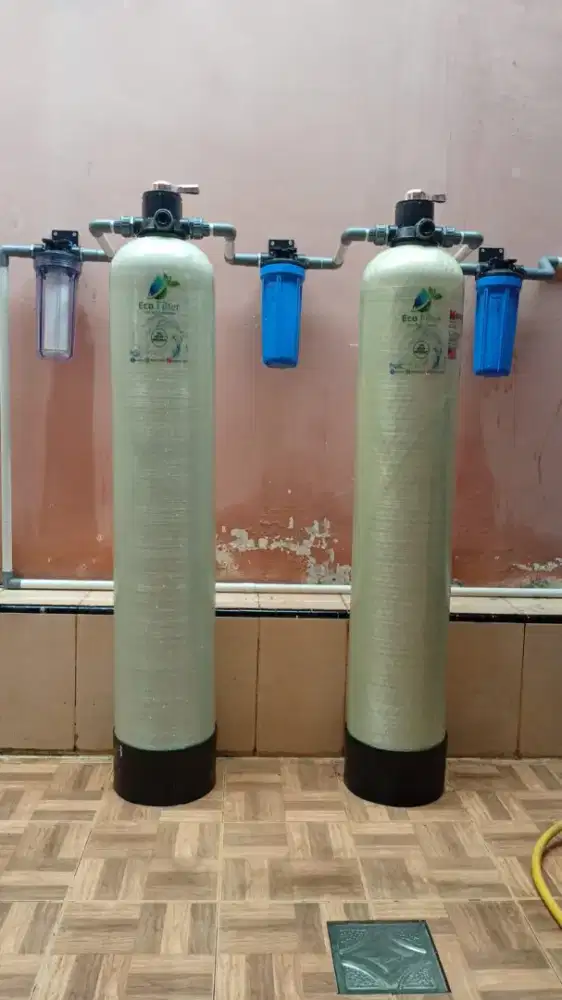 FILTER AIR SUMUR BOR YANG BERKARAT TINGGI DAN BERMINYAK