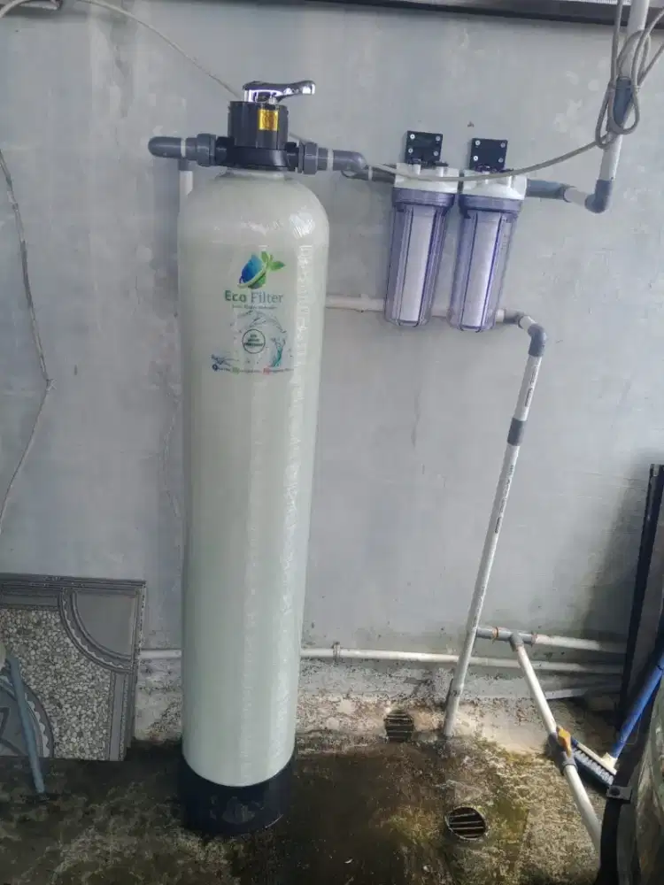 Filter air PDAM yang menguning jika didiamkan