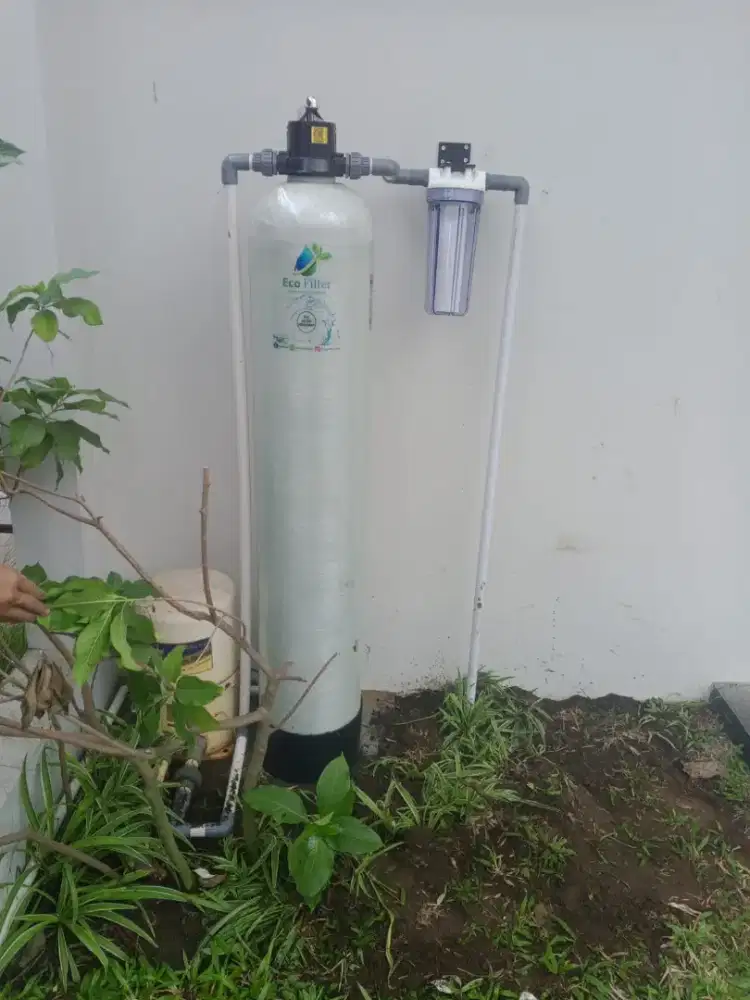 Filter PDAM yang kuning dan berbau kaporit