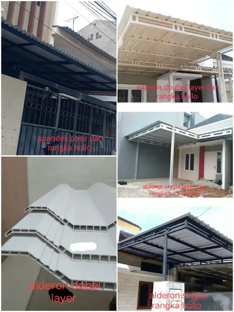 tukang kaca•kanopi•talang air•plafon•pvc•Dll