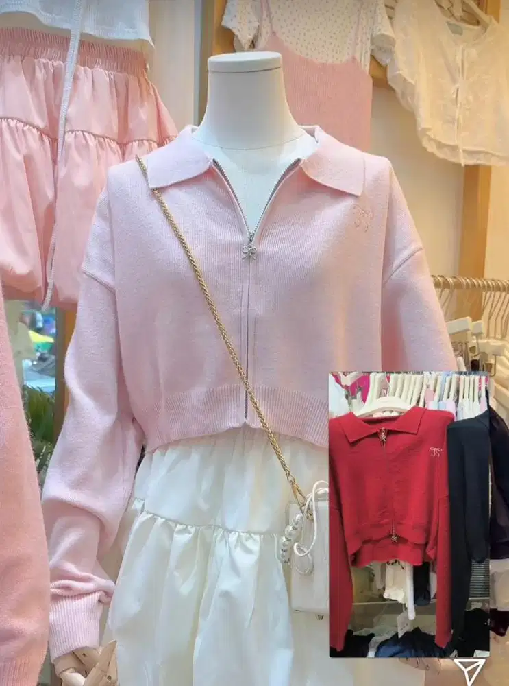 Cardi Yukiko BKK - double zipper