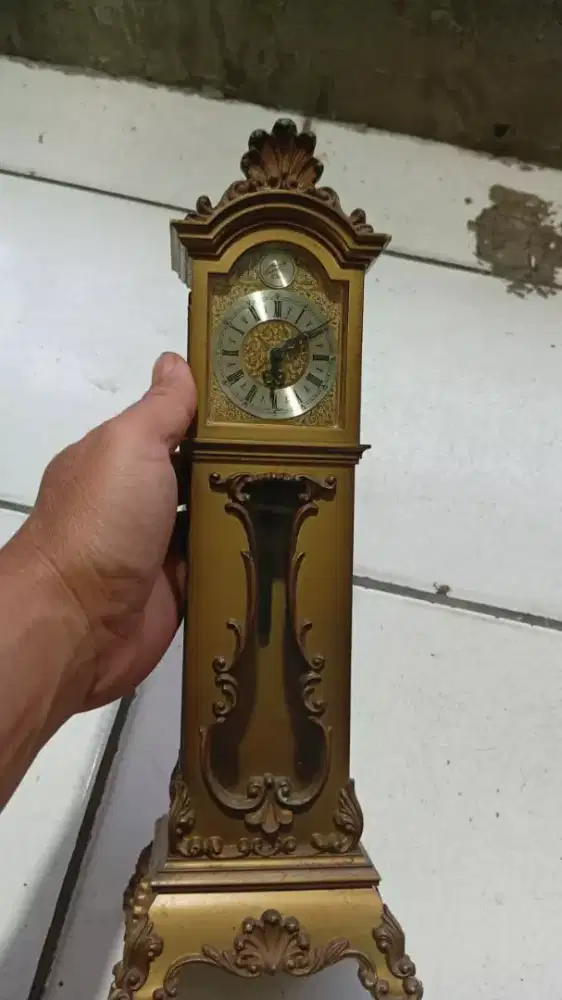 Jam meja vintage germany schmid 8 day original putar