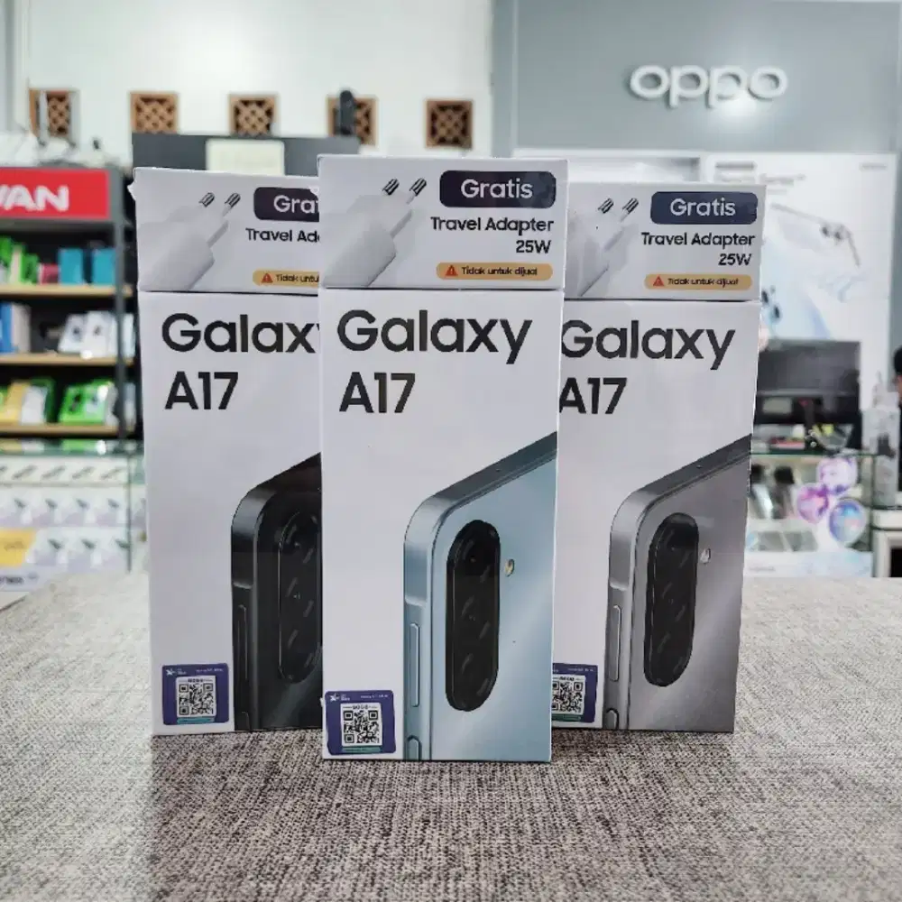 JUAL CEPAT HP SAMSUNG A17 128gb GARANSI RESMI ORI NEW MASIH SEGEL