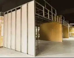 Plafon - Partisi - Sekat Gypsum / PVC + Kusen Alumunium - Aluminium