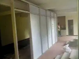 Pasang Kusen Alumunium - Aluminium + Plafon Partisi Sekat Gypsum  PVC