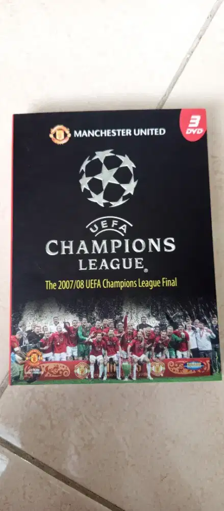 DVD Original MANCHESTER UNITED UEFA CHAMPIONS LEAGUE FINAL (3 Disc)