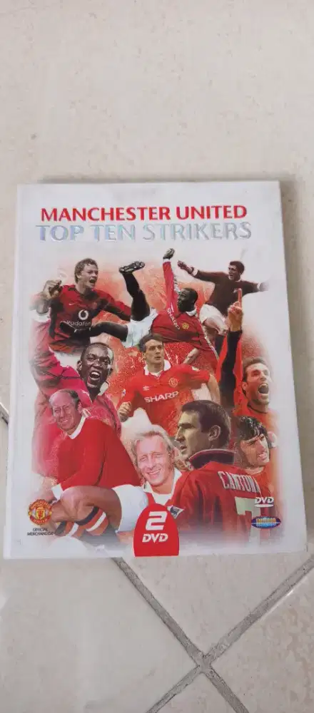 DVD Original MANCHESTER UNITED TOP TEN STRIKERS (2 Disc)