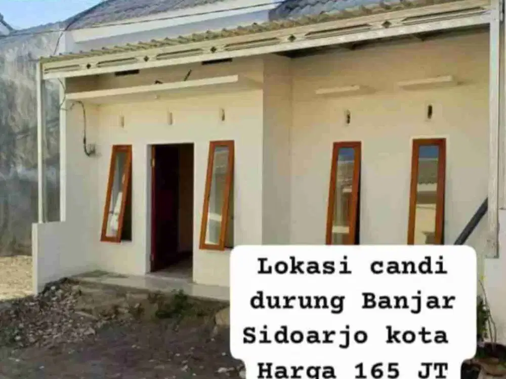 Rumah baru siap huni Candi Sidoarjo