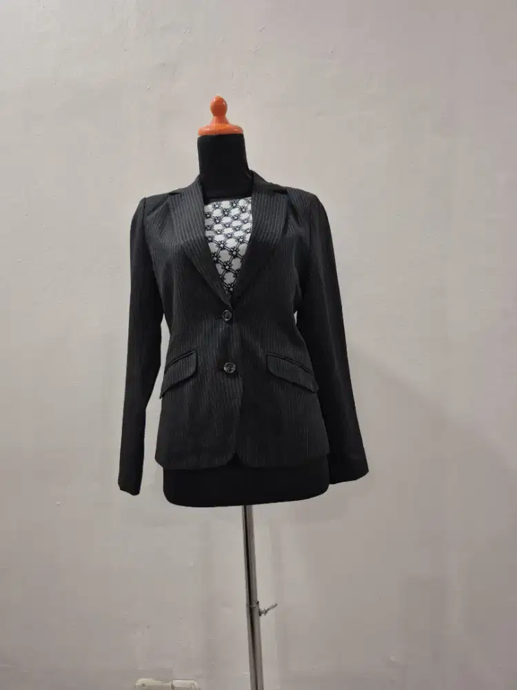 Blazer / jas / outer kantor model garis