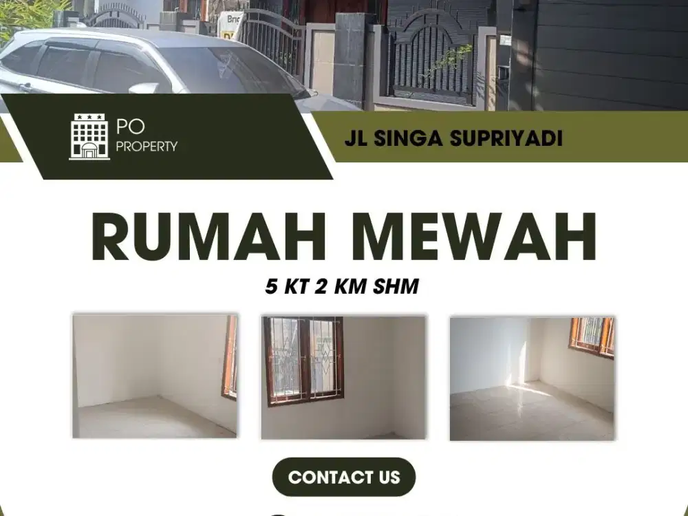 Rumah Mewah Hook Dalam Cluster Jalan Singa Kalicari Supriyadi