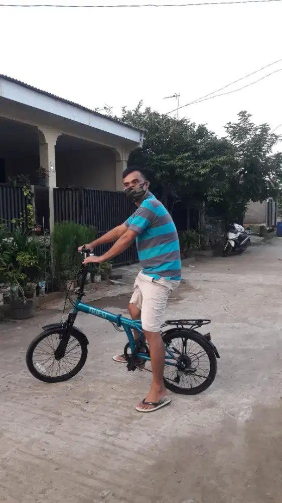 Sepeda lipat masih bagus cocok olah raga santai