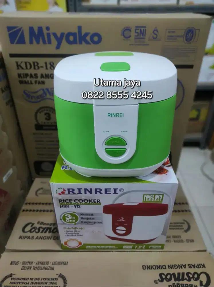 RICE COOKER KECIL 1,2L MERK RINREI BARANG BARU