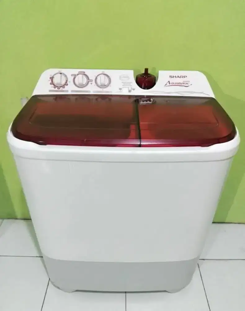 Mesin cuci merk sharp mulus