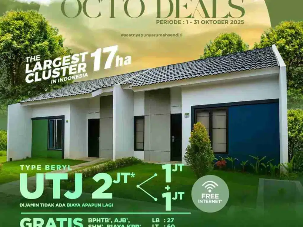 Rumah subsidi dijual