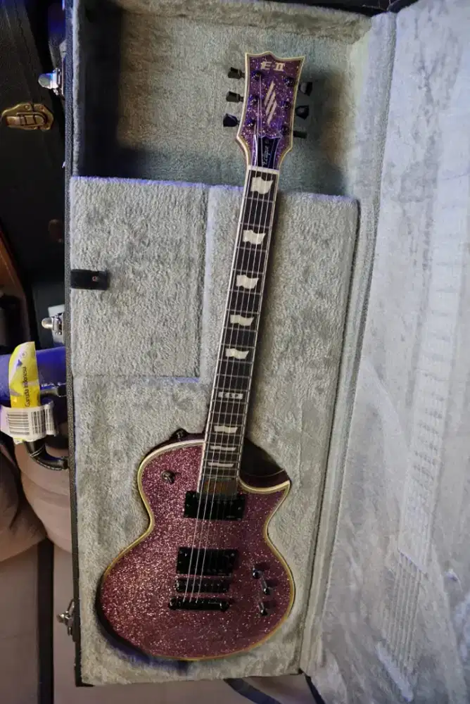 GITAR ESP E-II ECLIPSE PURPLE SPARKLE