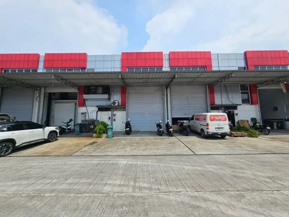 Gudang Bagus Dekat Bandara Ada Kantor di Pergudangan Kosambi Permai