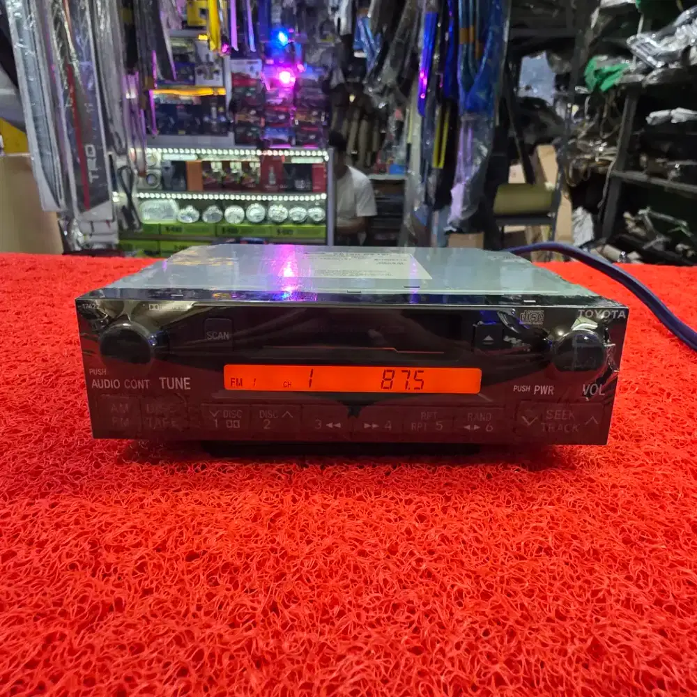 Head Unit Single Din Toyota Avanza 2009-2011 Kaset orisinil