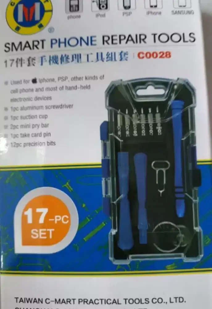 Alat Untuk Memperbaiki HP 17 pcs (Baru)