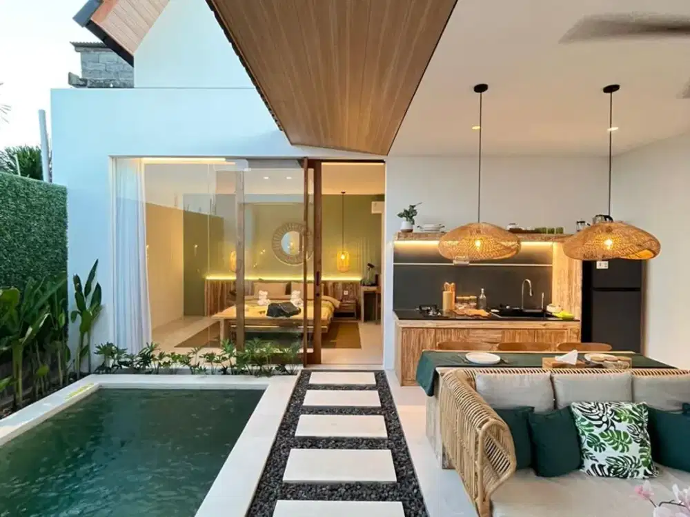 VILLA NEW 2BR PRIVAT POOL LOCATION KEROBOKAN CLOSE SEMINYAK