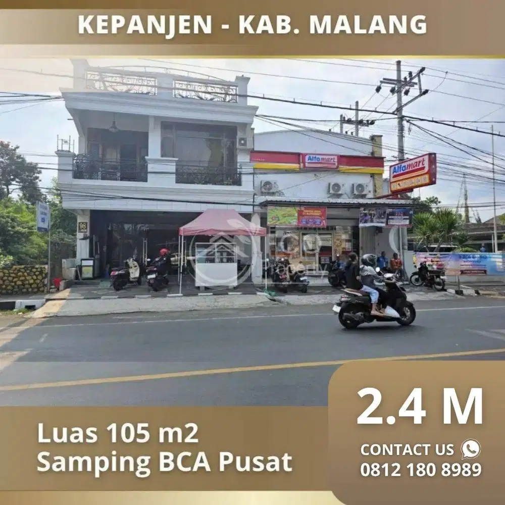 Bangunan Komersil Kepanjen Ahmad Yani Samping BCA Pusat