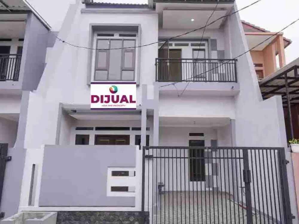 Rumah Baru 2 Lantai Siap Huni di BJI Mekarsari, Bekasi Timur