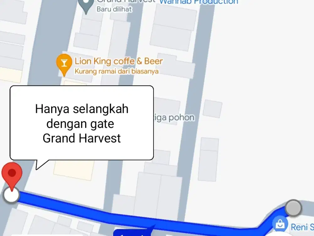 Tinggal 3 Tanah d bwh hrg Pasar Surabaya dk Wiyung Kebraon Gunungsari