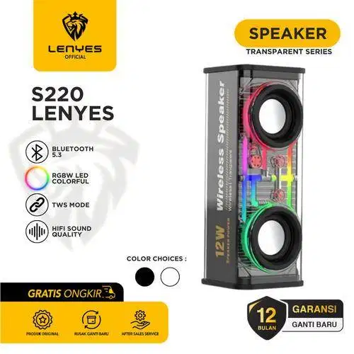 Lenyes Speaker Bluetooth Transparan S220