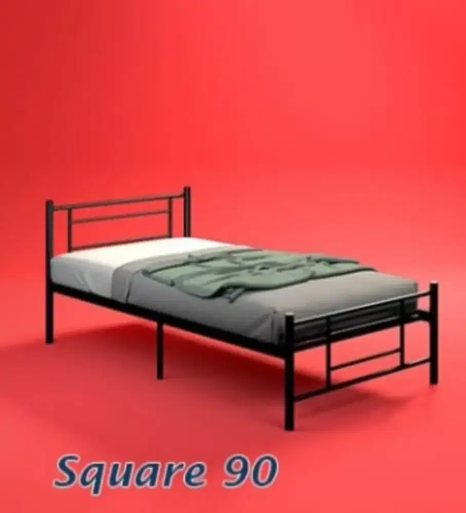 Ranjang Besi Orbitrend Square 90