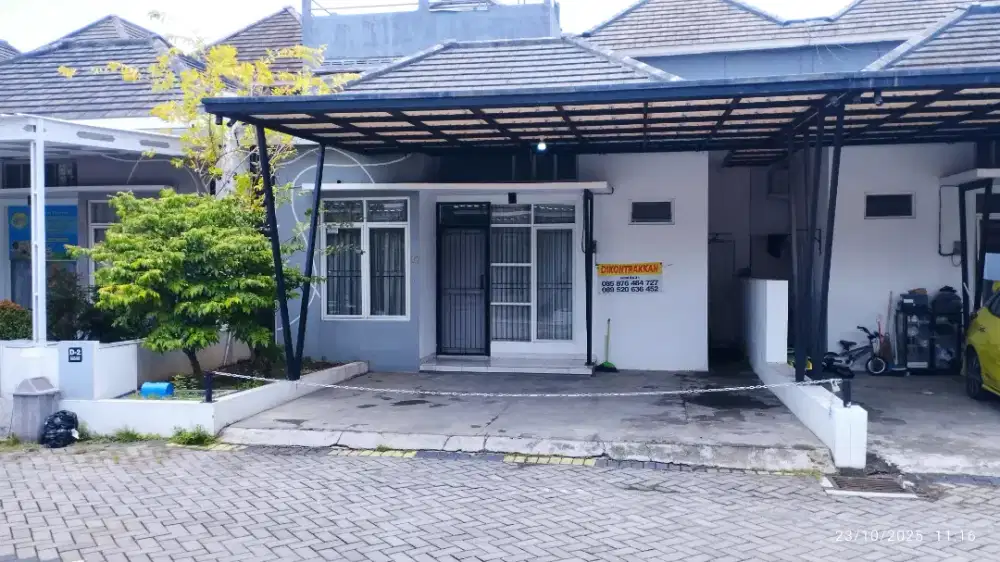 Di kontrakan rumah cluster keamanan 24jam